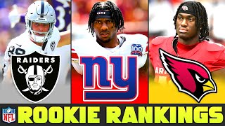 NFL Rookies Ranked after Two Games [upl. by Paulie]