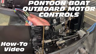 Tohatsu Outboard Motor Controls  Uninstallation [upl. by Chesnut]