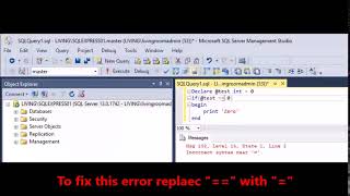 MSSQL Fix Error Incorrect syntax near [upl. by Flore100]