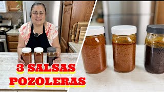 3 SALSAS POZOLERAS [upl. by Nonnaer690]