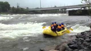 White water rapids Columbus Georgia [upl. by Sidoeht]