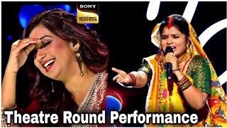 Indian idol 15 Full Theatre Round Performance Impressed Judge Shreya Ghoshal [upl. by Radborne930]