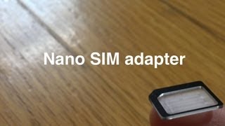 Nano SIM adapter [upl. by Nyladgam]