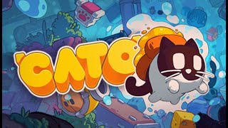 CATO Buttered Cat Gameplay  2D Puzzle Platformer Game  PC [upl. by Liss967]