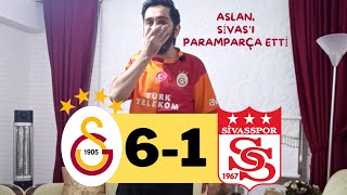 Fanatik Galatasaraylı Galatasaray  Sivasspor maçını izlerse Aslandan Sivasa acı mektup 61 [upl. by Egroj]