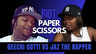 GEECHI GOTTI VS JAZ THE RAPPER  RIOT “PAPER” SCISSORS [upl. by Sapphera]