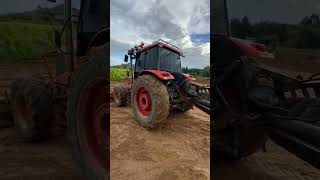 excavator vs tractor after working excavator [upl. by Zurek]