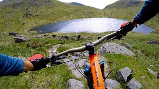 Needless to say it was awesome  Mountain biking Helvellyn in the Lake District [upl. by Alehc160]