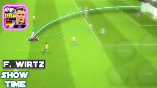 Show time F wirtz National midfielder efootball 2024 mobile [upl. by Imuyam981]