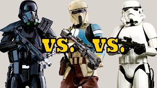 Death Trooper vs Shoretrooper vs Stormtrooper  Armor Comparison and Analysis [upl. by Epps454]