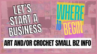 ⭐ Starting an Art and Crochet Business Online in 2024 ⭐ Everything You Need to get Started ⭐ Ep 1 [upl. by Yelrehs215]