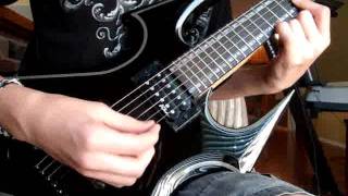 Abracadavre Black Ops Zombies Theme Guitar Cover with tabs [upl. by Atinas]