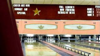 204 game at Lanes and Games in Cambridge MA From 3611 [upl. by Earahc]