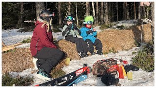 Vi åker skidor i Kungsberget och i Romme [upl. by Merrick]