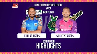 Khulna Tigers vs Sylhet Strikers  Highlights  25th Match  Season 10  BPL 2024 [upl. by Weinman]