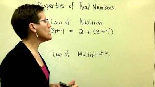 11 Introductory Algebra  Properties of Real Numbers [upl. by Attegroeg]