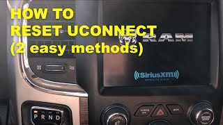 Reset Uconnect  Soft Reset Uconnect  Dodge RAM Chrysler Fiat [upl. by Athalla310]