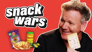 Gordon Ramsay Judges American amp English Snacks  Snack Wars  ladbiblestories [upl. by Idram]