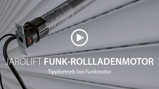 Auf Tippbetrieb umstellen  TDEF FunkRohrmotor  JAROLIFT [upl. by Melentha]