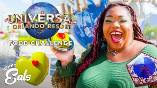 Ultimate Universal Orlando Challenge Trying All Of The Holiday Treats  Delish [upl. by Urbanus]