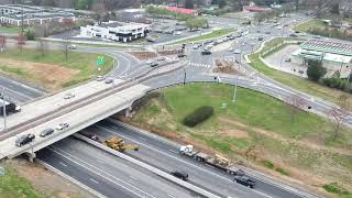 I35RM 1431 Diverging Diamond Interchange Visualization [upl. by Barnard624]