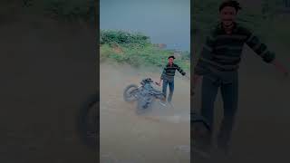 Motorcycle stunt 💥💥 Splendor Plus o my god viralsong viralshorts viral shorts [upl. by Etnelav]