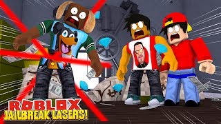 LASER BEAMS CHOP ME UP IN JAILBREAK  Roblox gaming adventures [upl. by Ivanah]