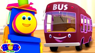 Wheels On The Bus  More Nursery Rhymes amp Cartoon Videos by Bob The Train [upl. by Wilt]