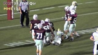 Pikeville vs Middlesboro 2013 Week 5 Highlights [upl. by Aisatana]