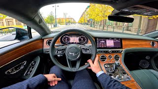 2022 Bentley Continental GT V8  40l V8 542 bhp   POV Test Drive [upl. by Eppie901]