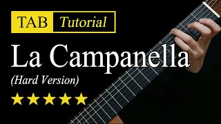 La Campanella Hard Version  Guitar Lesson  TAB [upl. by Ettedualc]