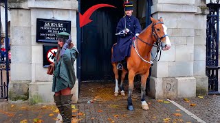 😡Guard’s Reaction to Tourists Ignoring the White Line – Hilarious [upl. by Gariepy]