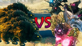 100 Lox VS Every Boss in Valheim [upl. by Trevorr]