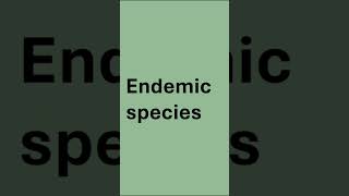 Endemic species species class8science conservationofplantsandanimals trending cbse ncert [upl. by Notnil722]