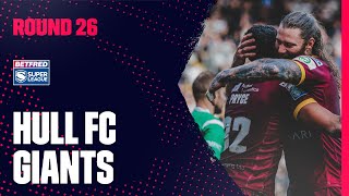 Highlights  Hull FC v Huddersfield Giants Round 26 2023 Betfred Super League [upl. by Aseeram125]