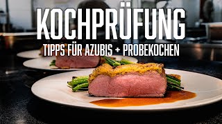 Gesellenprüfung Koch – Ablauf und Probekochen [upl. by Einahpets463]