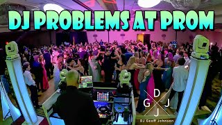 DJGJ Gig Log  DJ Problems At Prom [upl. by Drannek645]