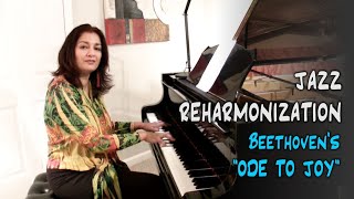 Jazz Reharmonization  Ode To Joy [upl. by Alauqahs]