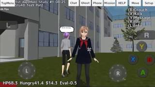 School Girls Simulator 1216 update Play catch ball [upl. by Leveroni]