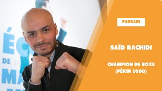 Saïd Rachidi champion de Boxe parrain et intervenant WIN 🥊 [upl. by Tully173]