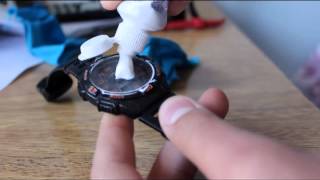 DIY how to remove scratches from a watch  hack 101 1 [upl. by Letrice]