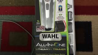 WAHL ALLINONE LITHIUM ION TRIMMER [upl. by Cristina]