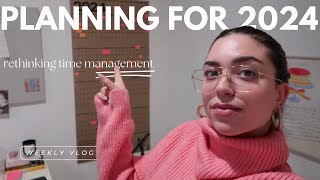 Rethinking Time Management in 2024  weekly vlog [upl. by Jari]