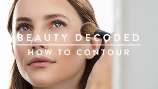 How to Contour  Beauty Decoded [upl. by Ynafets]