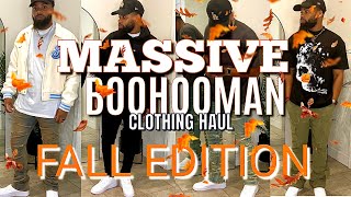 MASSIVE BOOHOOMAN CLOTHING HAUL  Try  On  FALL FASHION TRENDS [upl. by Adnesor]