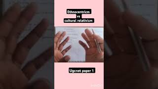 Ethnocentric vs cultural relativismugcnet netjrf shortvideo shortsviral shortfeednetjrfugc [upl. by Harmony919]