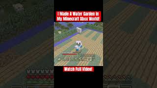 Comment To Join The watergarden shorts minecraft xbox [upl. by Perle]