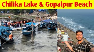 Chilika Lake Odisha  Gopalpur Sea Beach  Chilika Lake Tour Vlog  Gopalpur Sea Beach Vlog [upl. by Darcie]