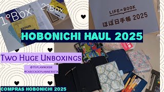 Hobonichi 2025 unboxing [upl. by Grizel393]