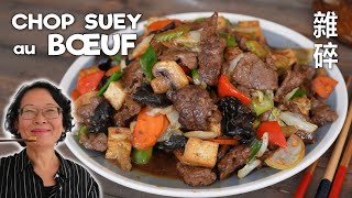 Bœuf et Petits Légumes Sautés  Chop Suey au Bœuf  Mettez les ingrédients que vous avez [upl. by Ainesell]